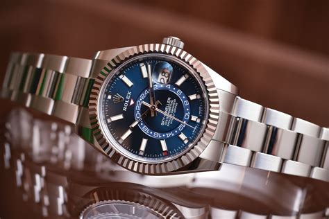 rolex sky dweller steel white face|Rolex Sky-Dweller review.